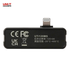 Camera ảnh nhiệt UNI-T UTi120MS dùng cho SmartPhone IOS (-20℃~400℃, 120x90 Pixel)