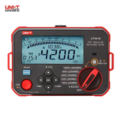 Máy đo điện trở cách điện UNI-T UT501E (100V, 4ＧΩ, USB, IP54)