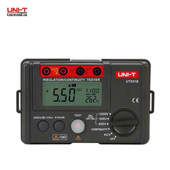 Máy đo điện trở cách điện UNI-T UT501B (5GΩ, 1000V, PI, DAR)