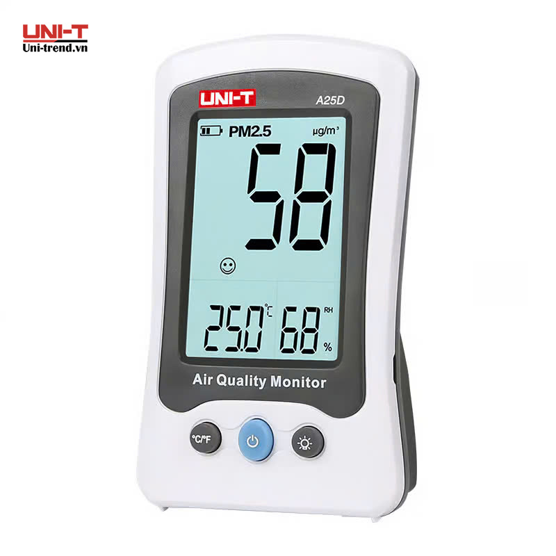 Máy đo nồng độ bụi PM2.5 UNI-T A25D (0~500μg/m³)