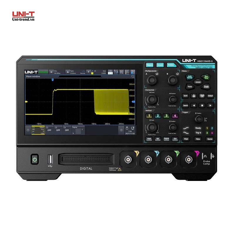 Máy hiện sóng độ phân giải cao UNI-T MSO1154HD (150MHz, 2.5GSa/s, 4+16 CH)