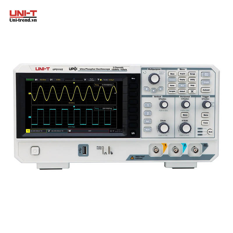 Máy hiện sóng số UNI-T UPO1102 (100MHz, 1 GSa/s, 2CH)