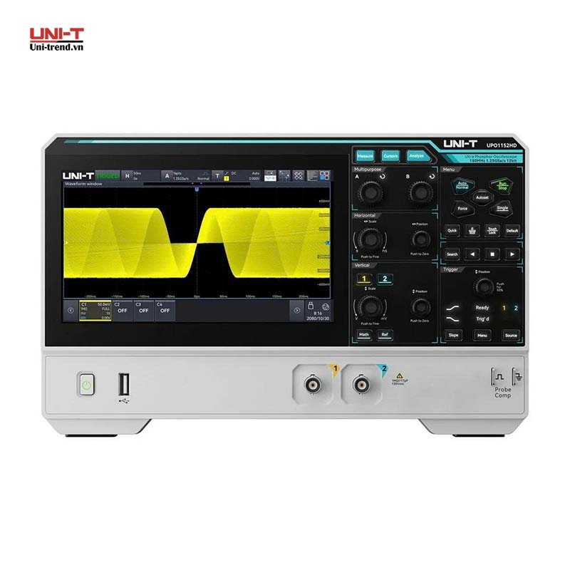 Máy hiện sóng độ phân giải cao UNI-T UPO1152HD (150MHz, 1.25GSa/s, 2CH)