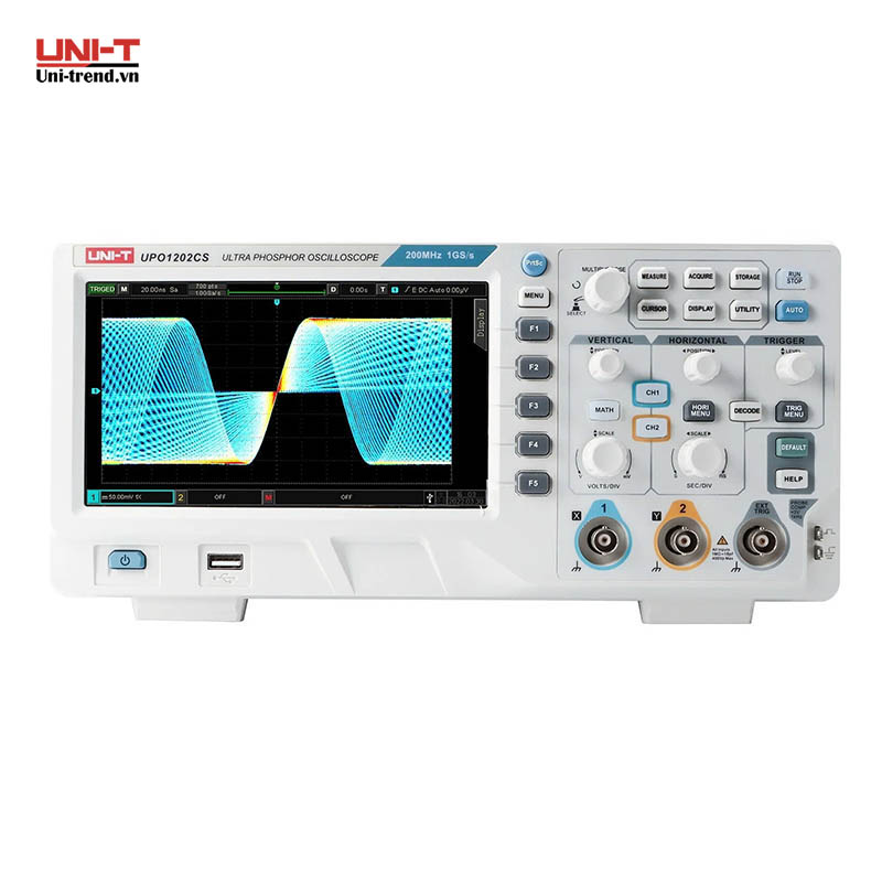 Máy hiện sóng số UNI-T UPO1202CS (200MHz, 1 GSa/s, 2CH)