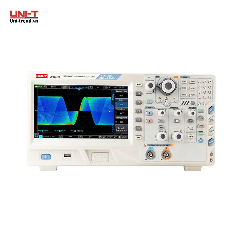 Máy hiện sóng số UNI-T UPO3502E (500MHz, 2.5GSa/s, 250Mpts, 2CH)