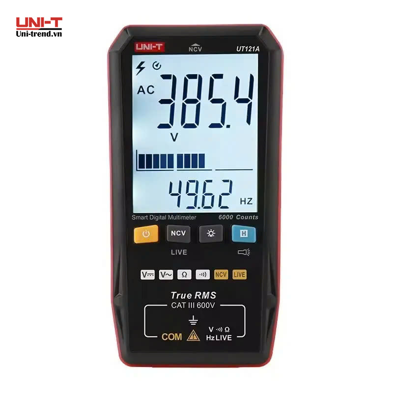 Đồng hồ vạn năng điện tử UNI-T UT121A (600V, TrueRMS, NCV, Auto)