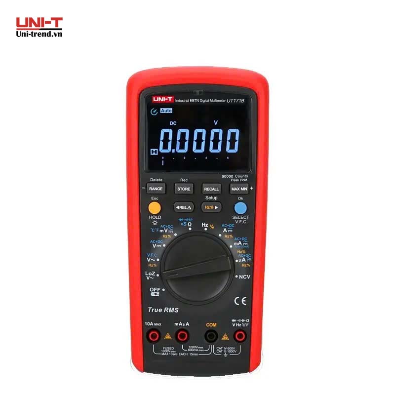 Đồng hồ vạn năng UNI-T UT171B (1000V, 10A, TrueRMS, 1000℃)