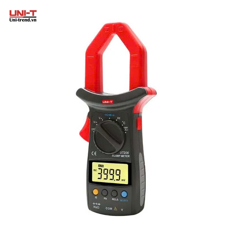 Ampe kìm điện tử UNI-T UT206A+ (AC 1000A, 1000V, NCV, 1000℃)