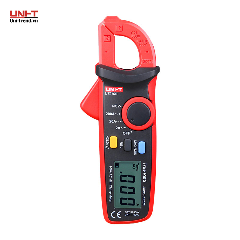 Ampe kìm điện tử UNI-T UT210B (AC 200A, TrueRMS, NCV)