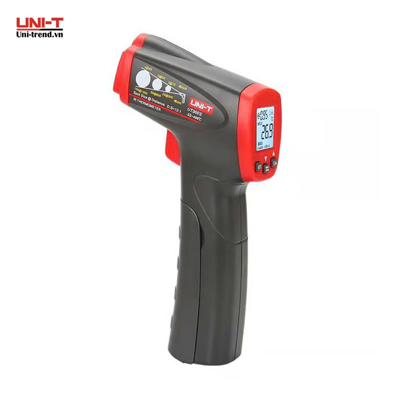 Máy đo nhiệt độ hồng ngoại UNI-T UT300S (-32~400°C, D:S/12:1)