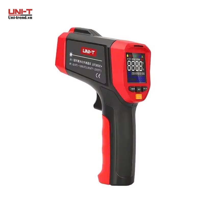 Máy đo nhiệt độ hồng ngoại UNI-T UT303C+ (-32℃~1300℃, D:S/30:1)