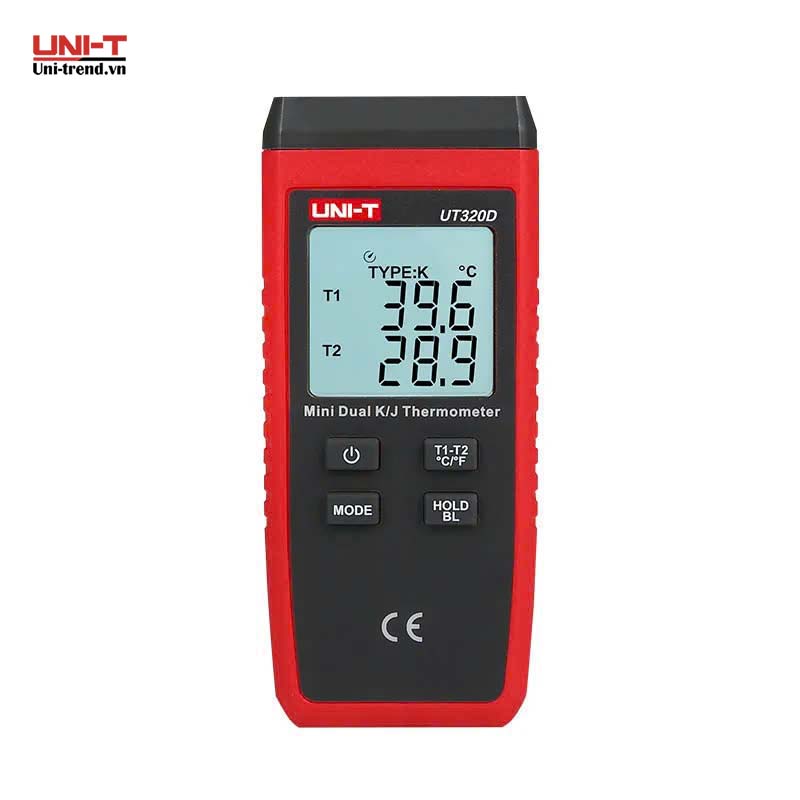 Máy đo nhiệt độ tiếp xúc UNI-T UT320D (K, J, 2CH)