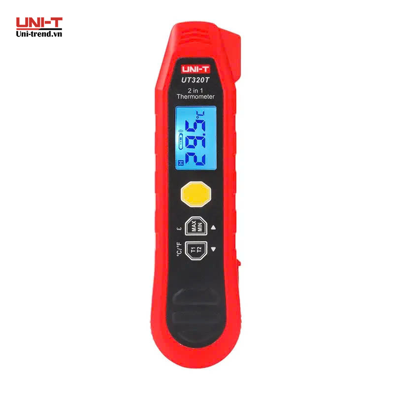 Máy đo nhiệt độ 2 trong 1 UNI-T UT320T (-40~300℃, IP54)