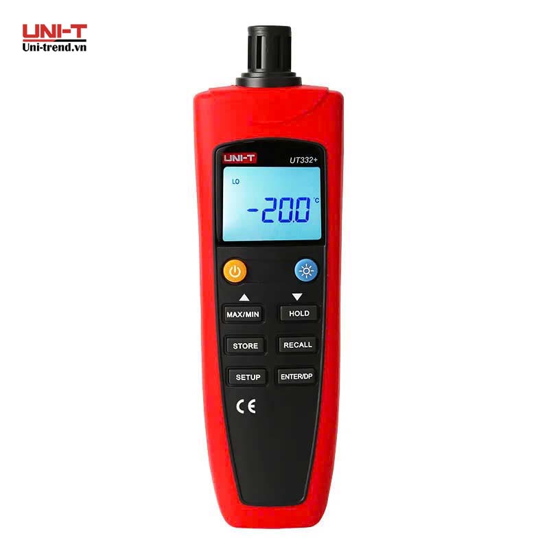 Máy đo nhiệt độ, độ ẩm UNI-T UT332+ (-20~70℃, 0~99.9%RH, USB)