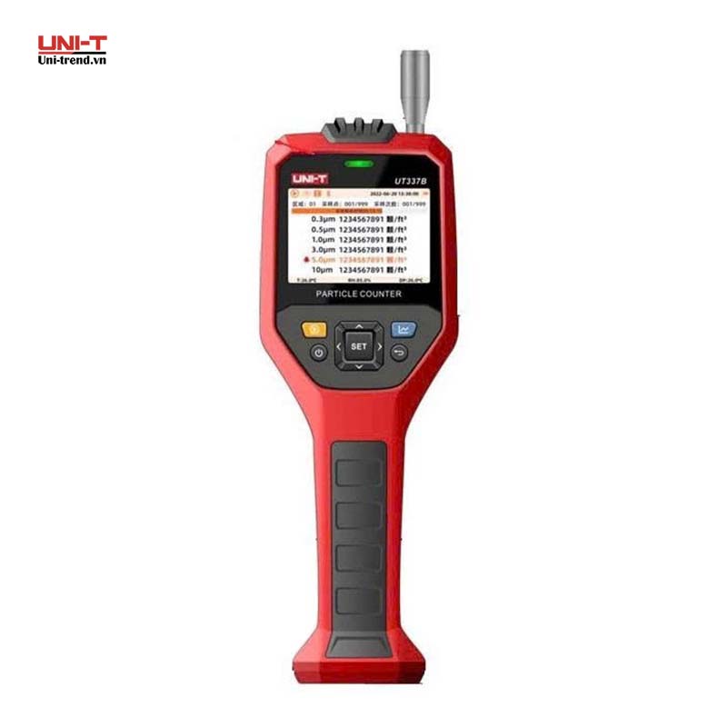 Máy đếm hạt bụi cầm tay UNI-T UT337B (0.3-10μm, 6CH, WIFI)