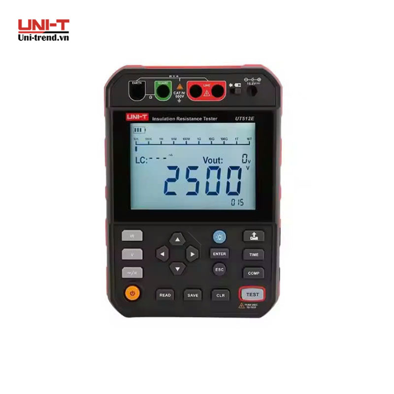 Máy đo điện trở cách điện UNI-T UT512E (2.5TΩ, 2500V)