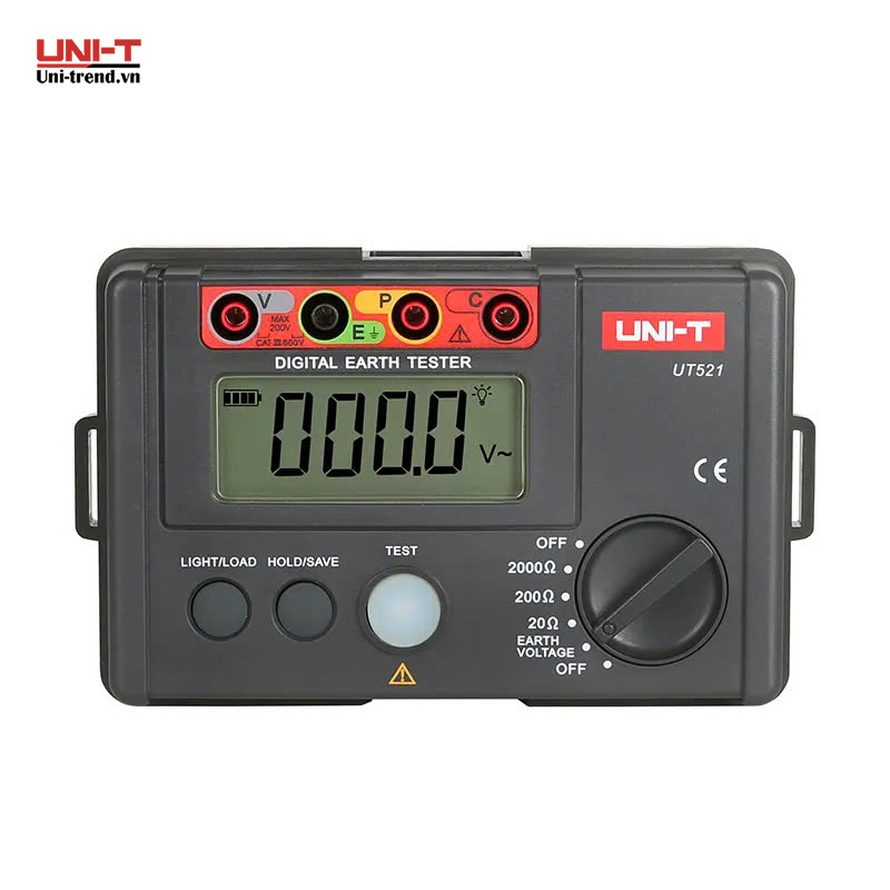 Máy đo điện trở đất UNI-T UT521 (2000Ω, 200V)
