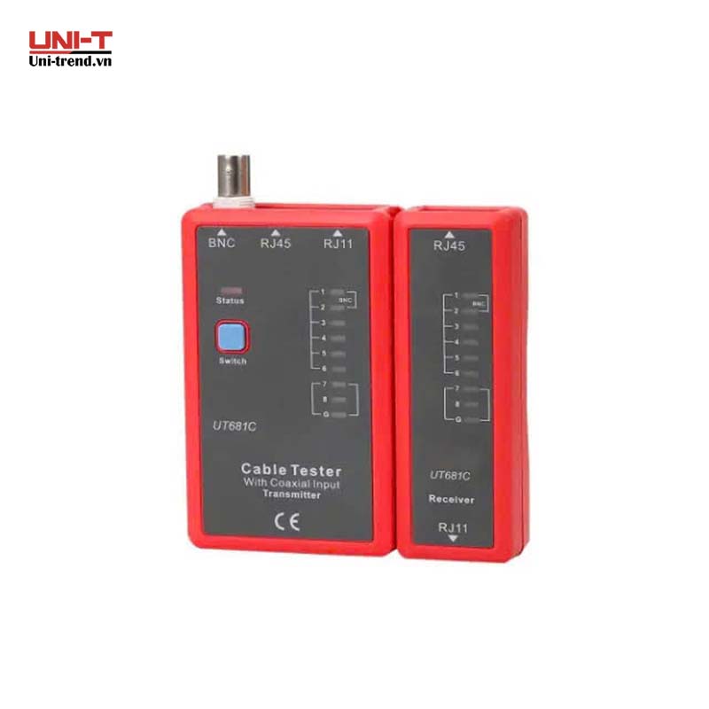 Bộ test cáp UNI-T UT681C (RJ45, RJ11, BNC)