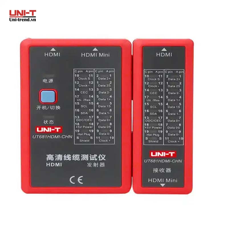 Bộ test cáp UNI-T UT681HDMI (HDMI, Mini HDMI)
