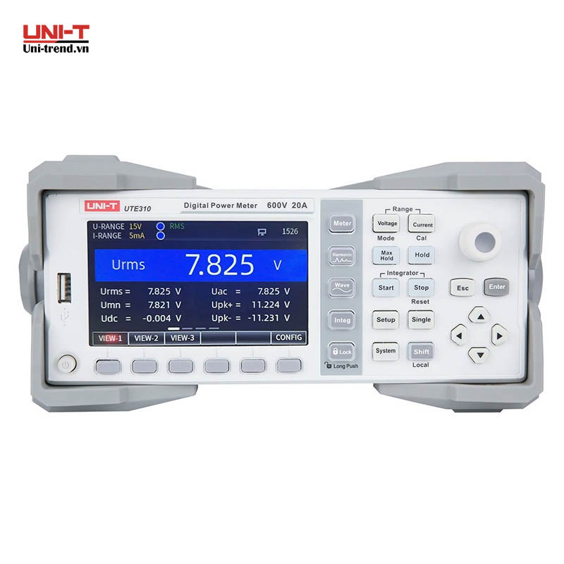 Máy đo công suất để bàn UNI-T UTE310 (600V, 20A, 300kHz)