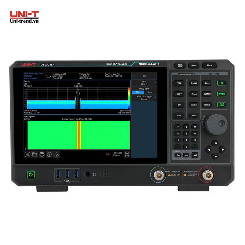 Máy phân tích tín hiệu UNI-T UTS3036A (9kHz~3.6GHz)