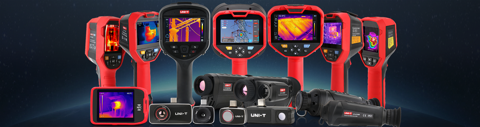 Camera nhiệt UNI-T soi sửa chữa mạch điện tử