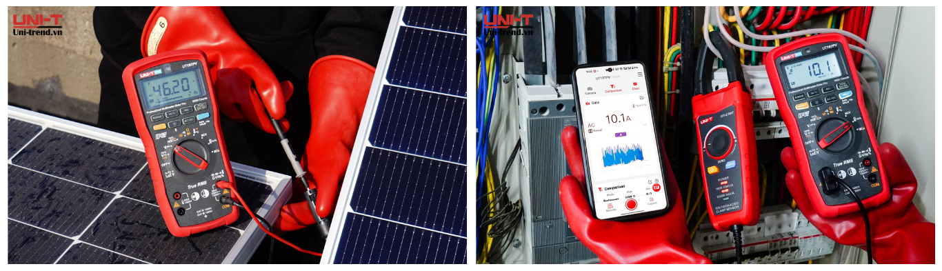 Đồng hồ vạn năng công nghiệp cho năng lượng mặt trời đo điện 1500V