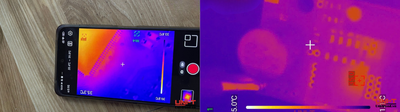 camera nhiệt cắm điện thoại