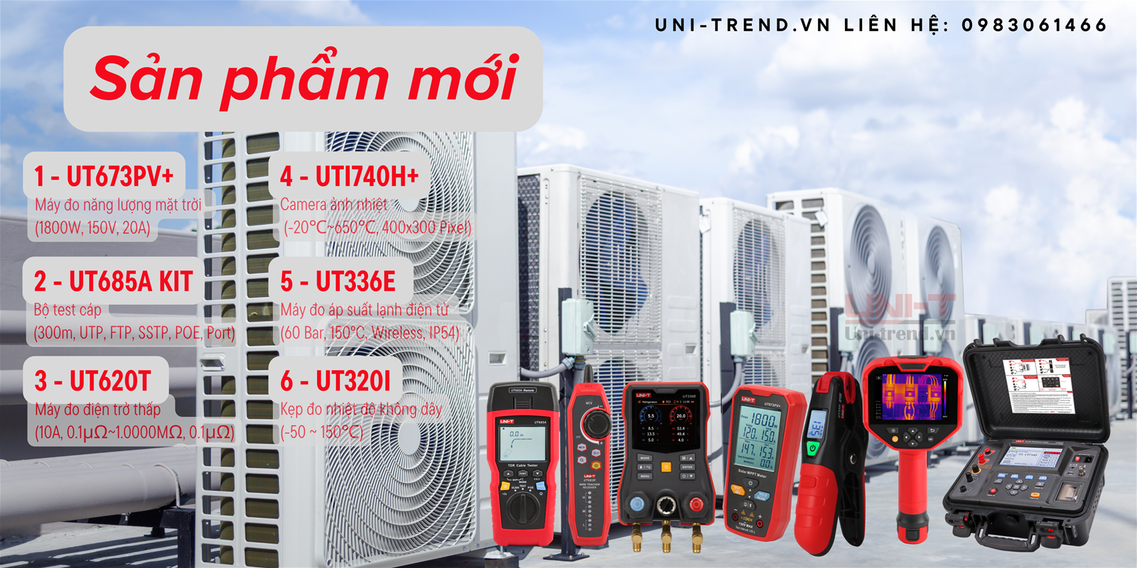 THIẾT BỊ ĐO CHÍNH HÃNG UNI-T